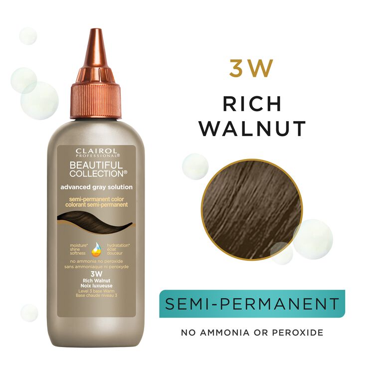 Clairol Professional 3W Rich Walnut Semi Permanent Hair Color | Semi  Permanent Hair Color | Sally Beauty