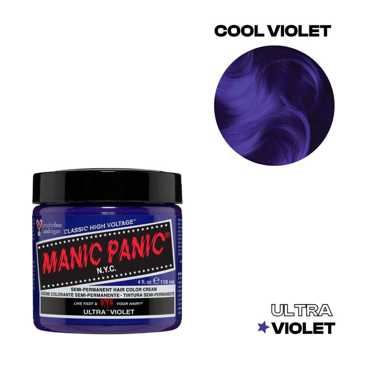 Ultra Violet Semi Permanent Cream Hair Color