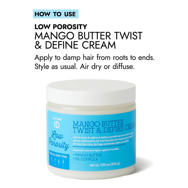 Low Porosity Mango Butter Twist & Define Cream