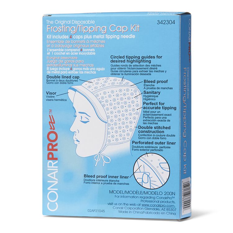 Conairpro Disposable Frosting Tipping Cap Kit