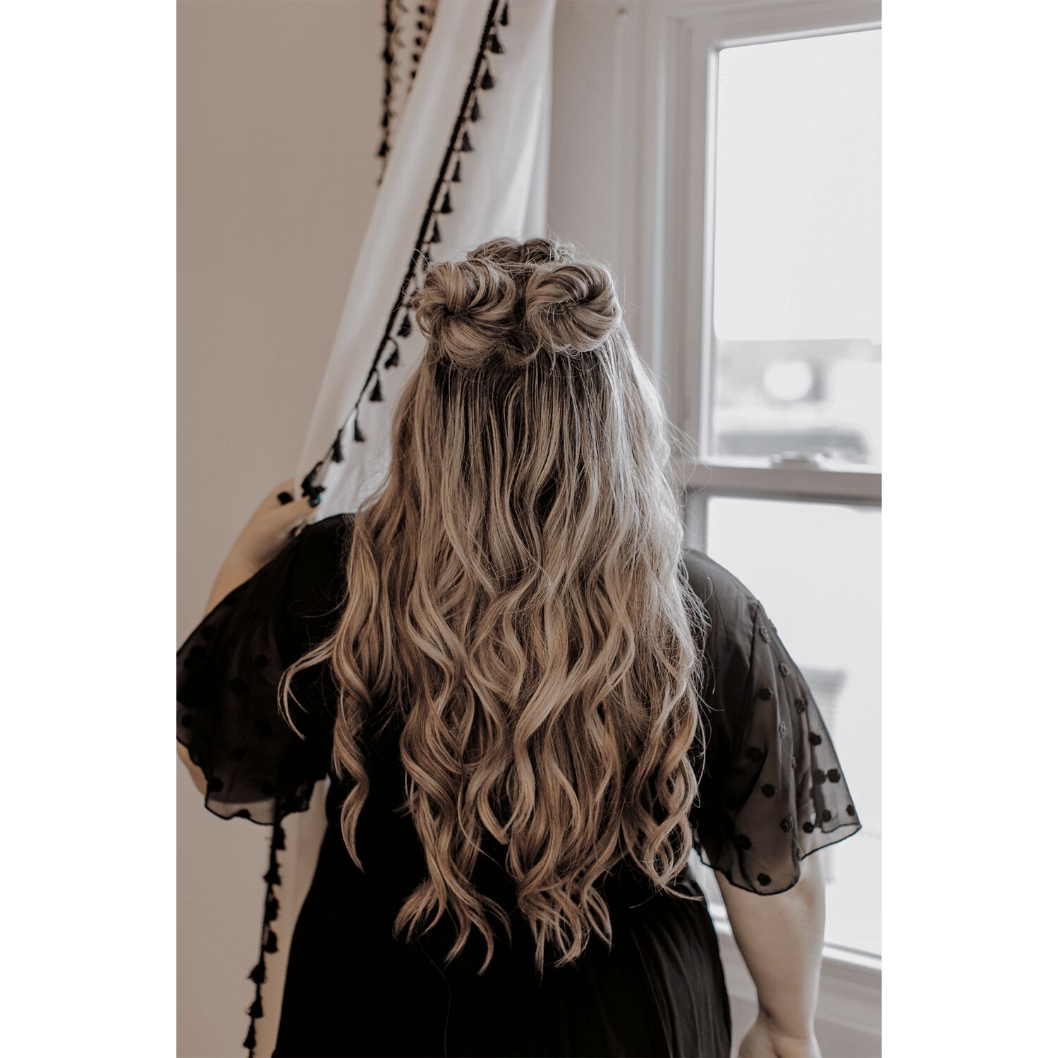 Dark Blonde Frost Barely Xtensions UltraSeamless Clipin Human Hair Extensions, 18 Inch