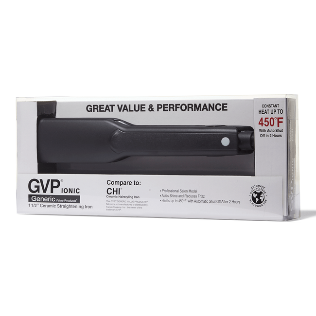 GVP 1 1 2 Inch Ceramic Flat Iron