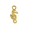 Seahorse Dangle Charm Gold