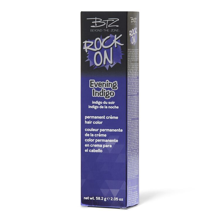 Beyond The Zone Evening Indigo Permanent Creme Hair Color By Rock