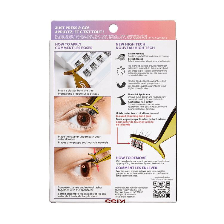 imPRESS Press-On Falsies Eyelash Clusters - Voluminous Lashes