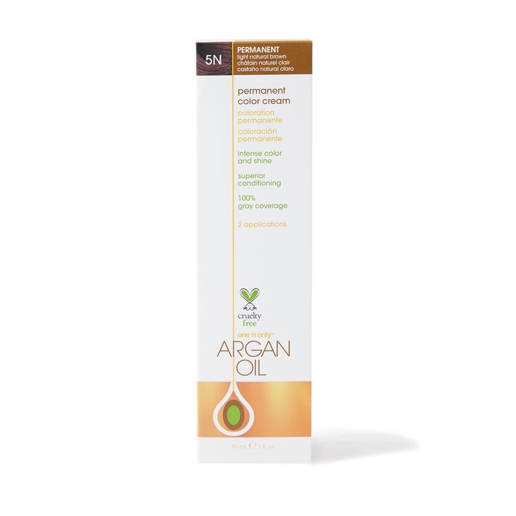Argan Oil Permanent Color Cream 5N Light Natural Brown