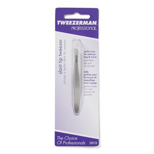 Stainless Pinzette Slant Tip Tweezers