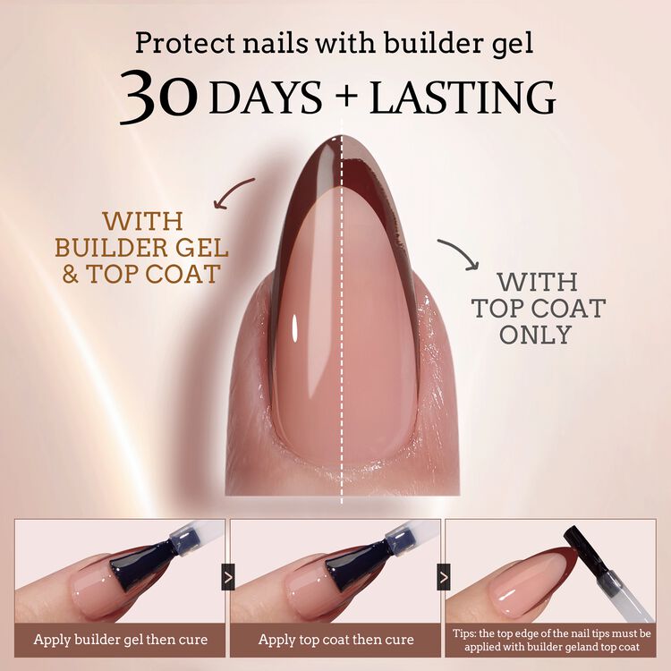 XCOATTIPS® French Nail Kit - Nude French Medium Almond