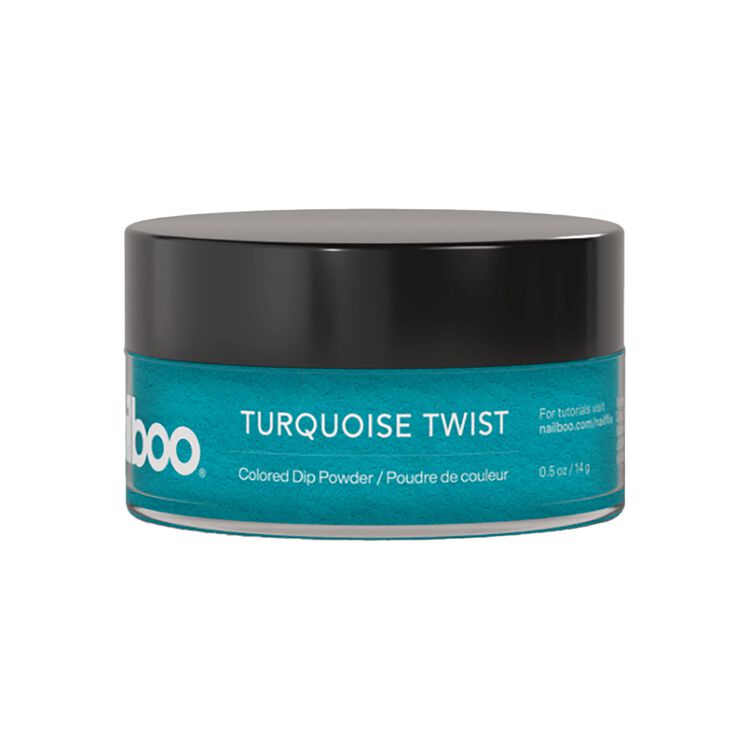 Turquoise Twist Thermal Dip Powder