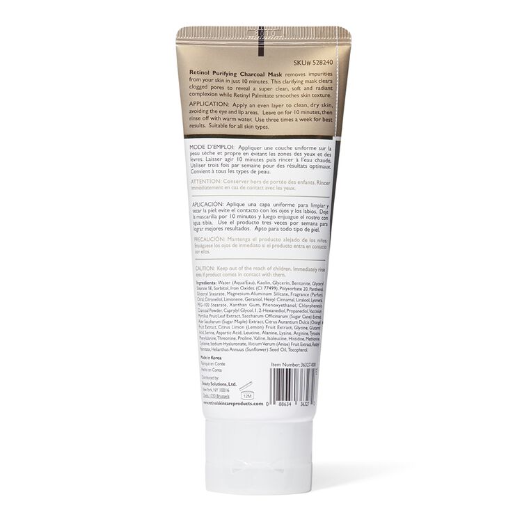 Retinol Purifying Charcoal Mask
