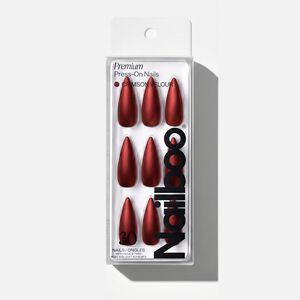 Crimson Velour Premium Press On Nails