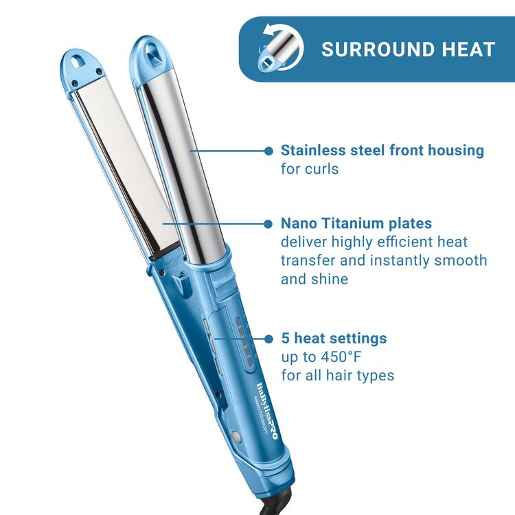 1" Ultra-Sleek Stainless Steel Styling Iron