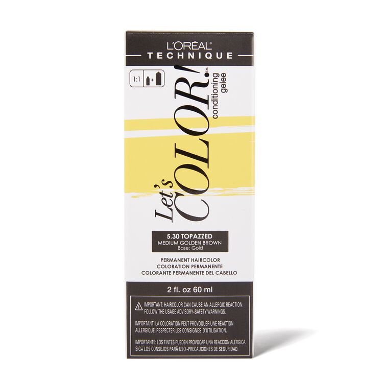 Let's COLOR! Conditioning Gelee Permanent Haircolor 5.30 Topazzed