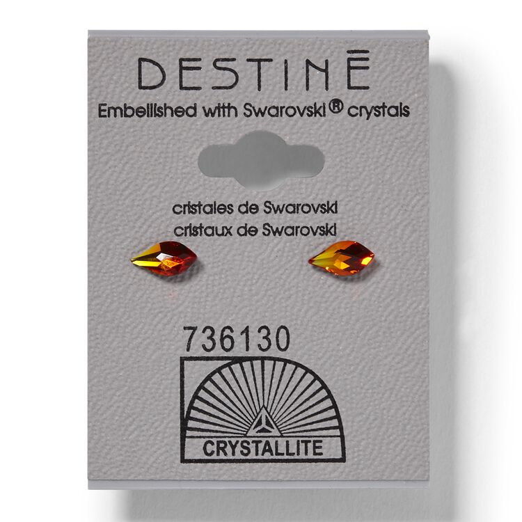 Fire Opal Flame Earring