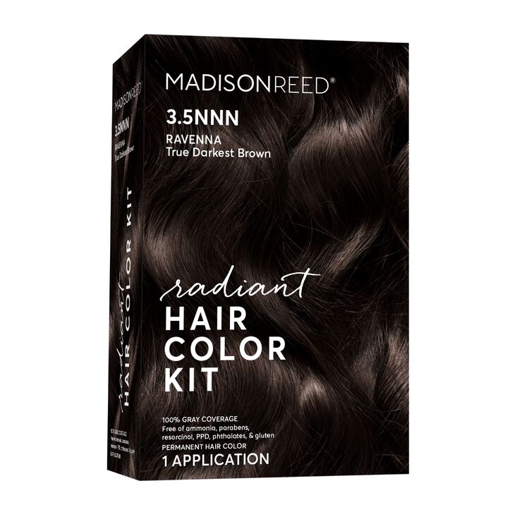 Radiant Cream Color Permanent Hair Color Kit 3.5NNN Ravenna Brown