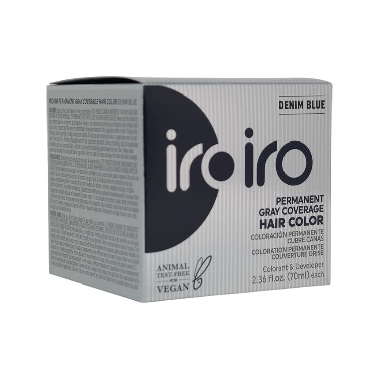 Gray Coverage Permanent Hair Color Denim Blue