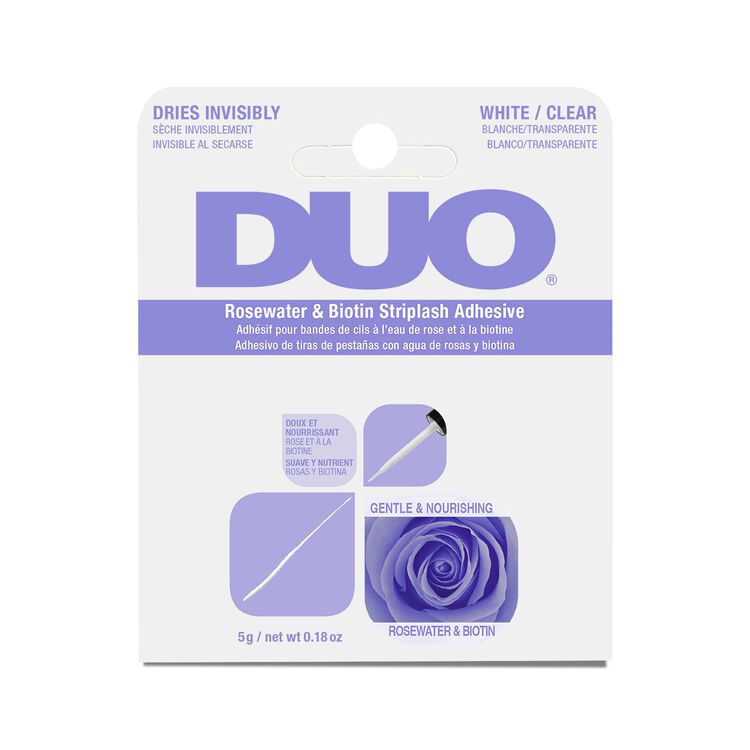 DUO Clear Rosewater & Biotin Striplash Adhesive