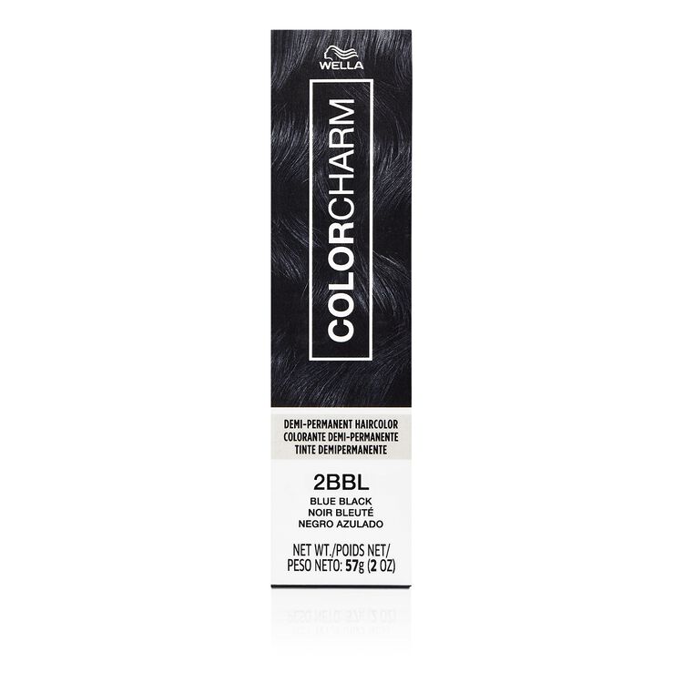 2BBL Blue Black Demi Permanent Cream Hair Color