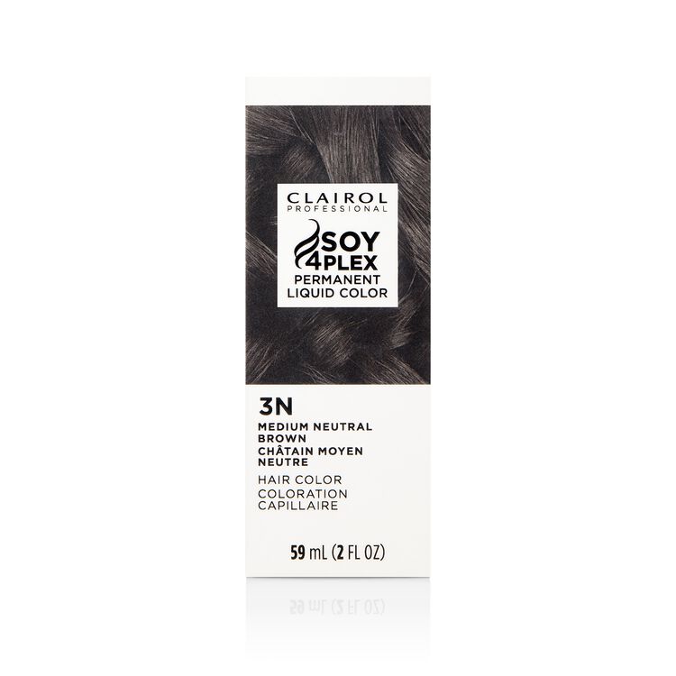 3N Medium Neutral Brown Permanent Liquid Hair Color