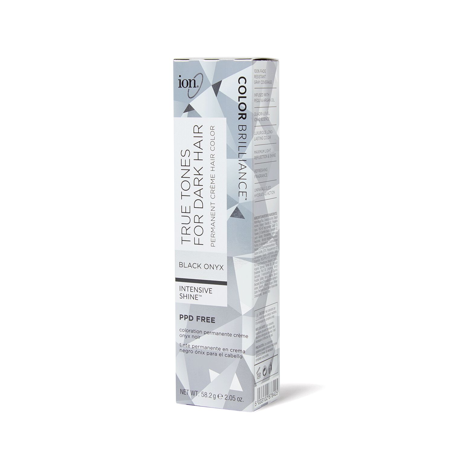 Ion True Tones for Dark Hair Permanent Crème Hair Color Black Onyx