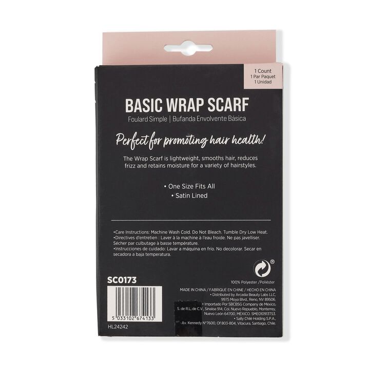 Silky Satin Wrap Scarf