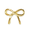 Delicate Coquette Bow Gold
