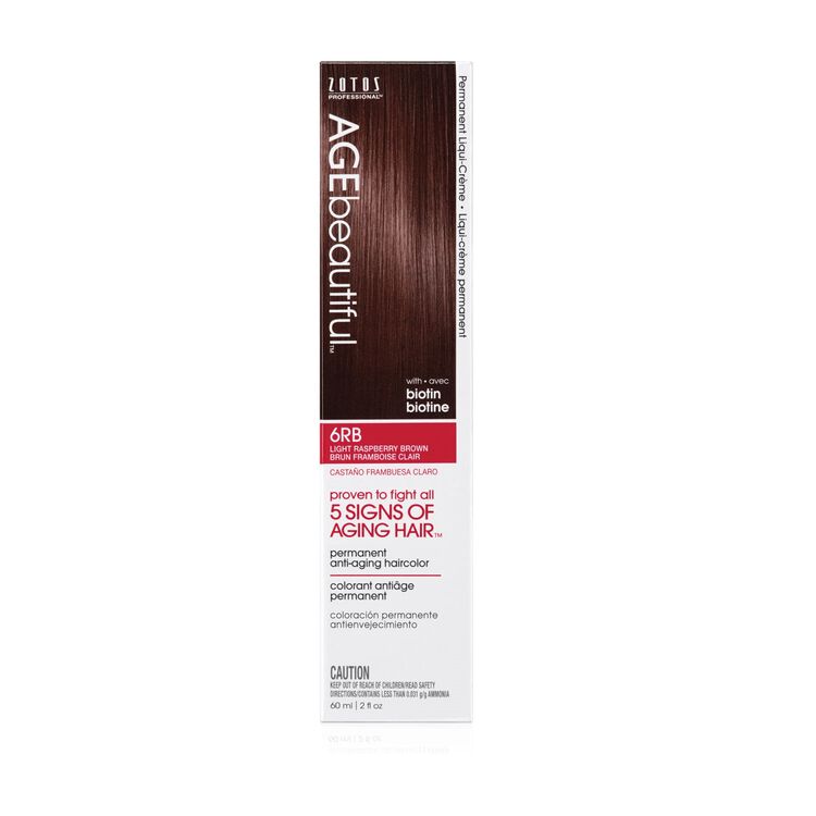 6rb Light Raspberry Brown Permanent Liqui Creme Hair Color By Agebeautiful Permanent Hair Color Sally Beauty