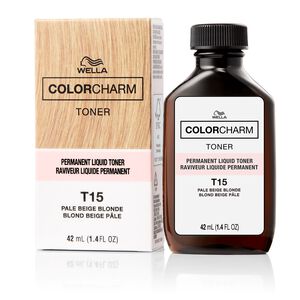 Pale Beige Blonde Permanent Liquid Toner