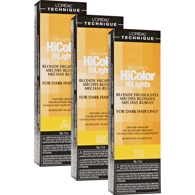 Hicolor Blonde Hilights Permanent Creme Hair Color