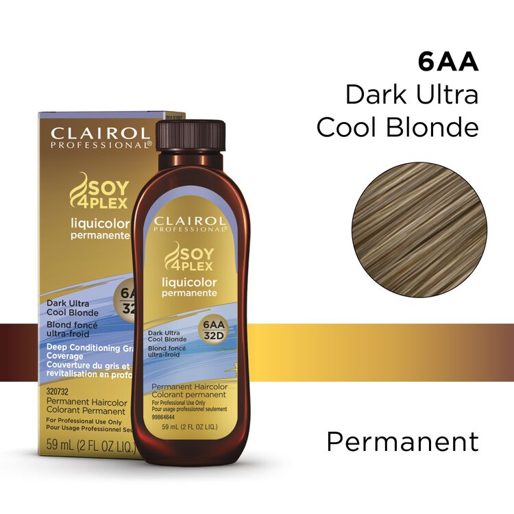 6AA/32D Dark Ultra Cool Blonde LiquiColor Permanent Hair Color