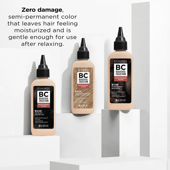 Jet Black Beautiful Collection Semi Permanent Hair Color by Clairol