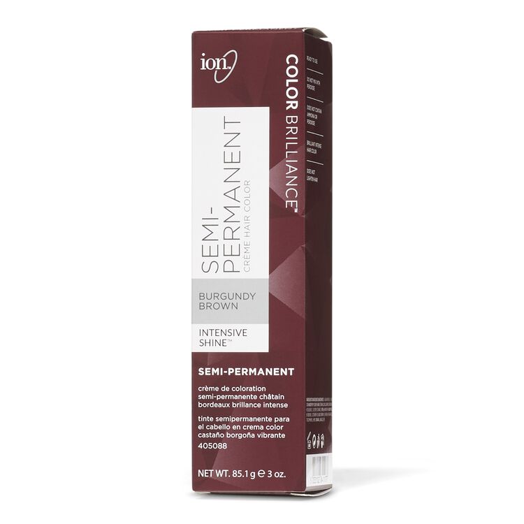 Burgundy Brown Color Brilliance Semi Permanent Hair Color By Ion