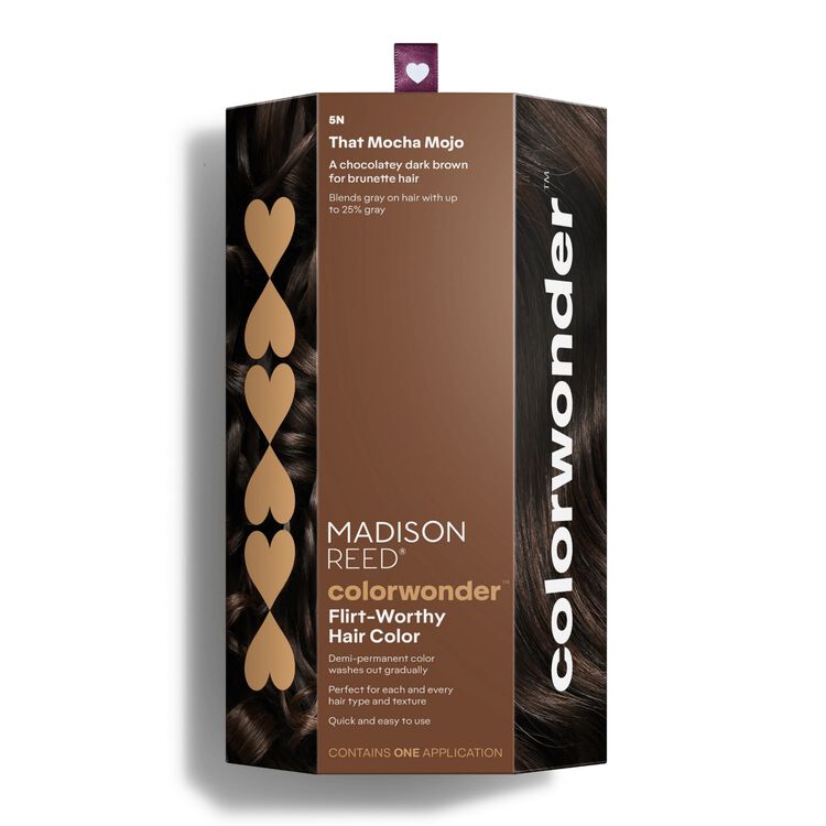 ColorWonder Demi-Permanent Hair Color Kit 5N That Mocha Mojo