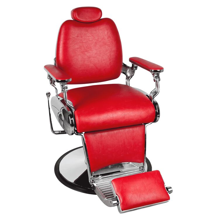 Jaguar Red Barber Chair