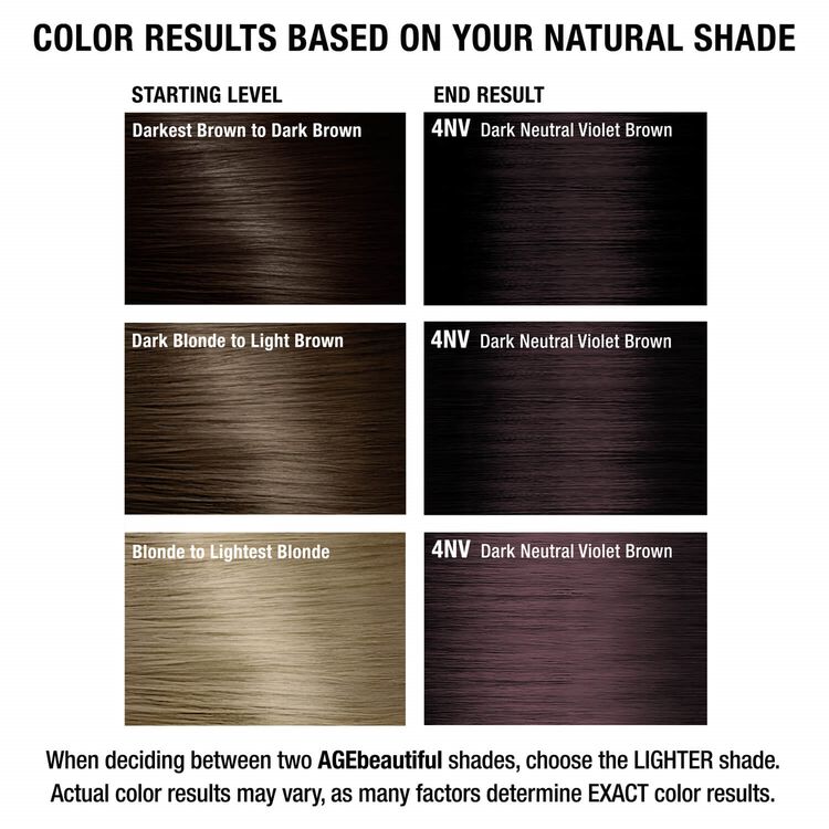 4NV Dark Neutral Violet Brown Permanent Liqui-Crème Haircolor Neutral Violet Collection