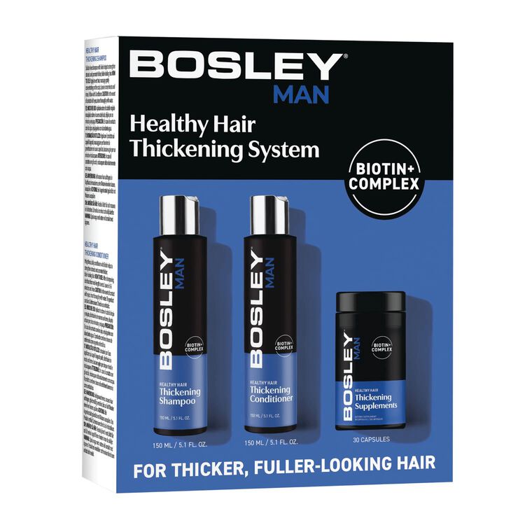 Men's Healthy Hair Thickening System