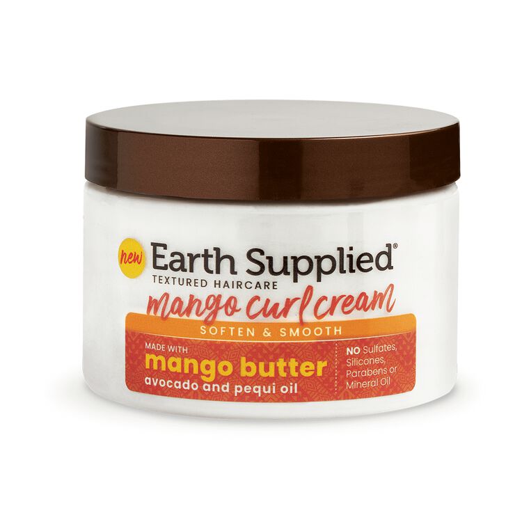 Earth Supplied Soften & Smooth Mango Curl Cream | Styling Products | Curly  Hair Care | Sally Beauty