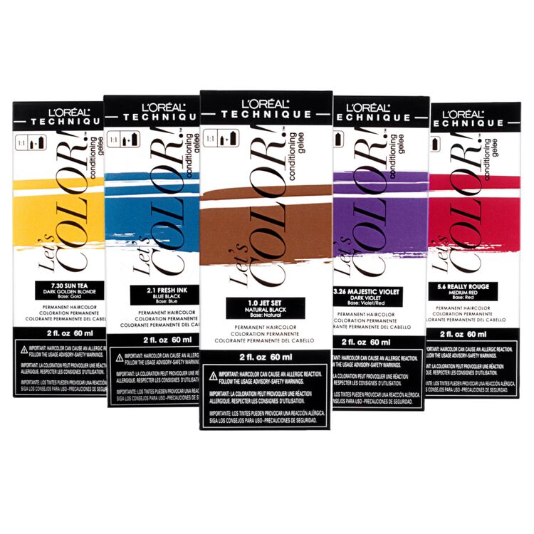 L'Oreal Let's COLOR! Conditioning Gelee Permanent Hair Color | Permanent Hair  Color | Sally Beauty