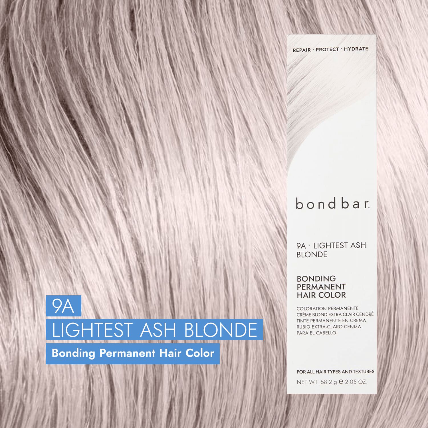 bondbar 9A Lightest Ash Blonde Bonding Permanent Crème Hair Color Sally Beauty