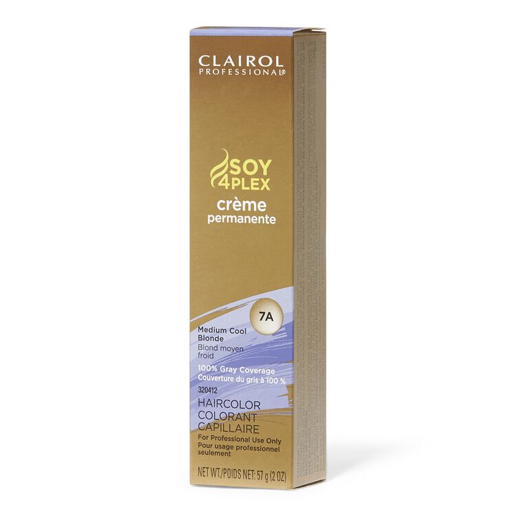 Clairol Professional 7a Medium Cool Blonde Premium Creme Hair