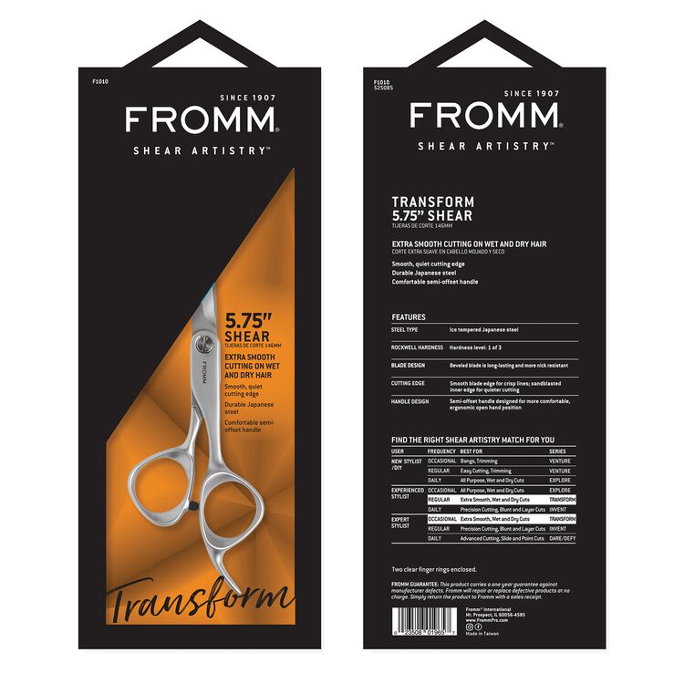 FROMM Transform Hair Cutting (5.75'') FROMM Transform Hair Cutting (5.75'')