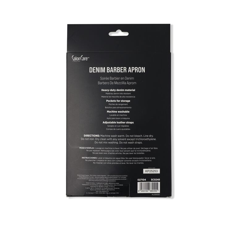Denim Barber Apron
