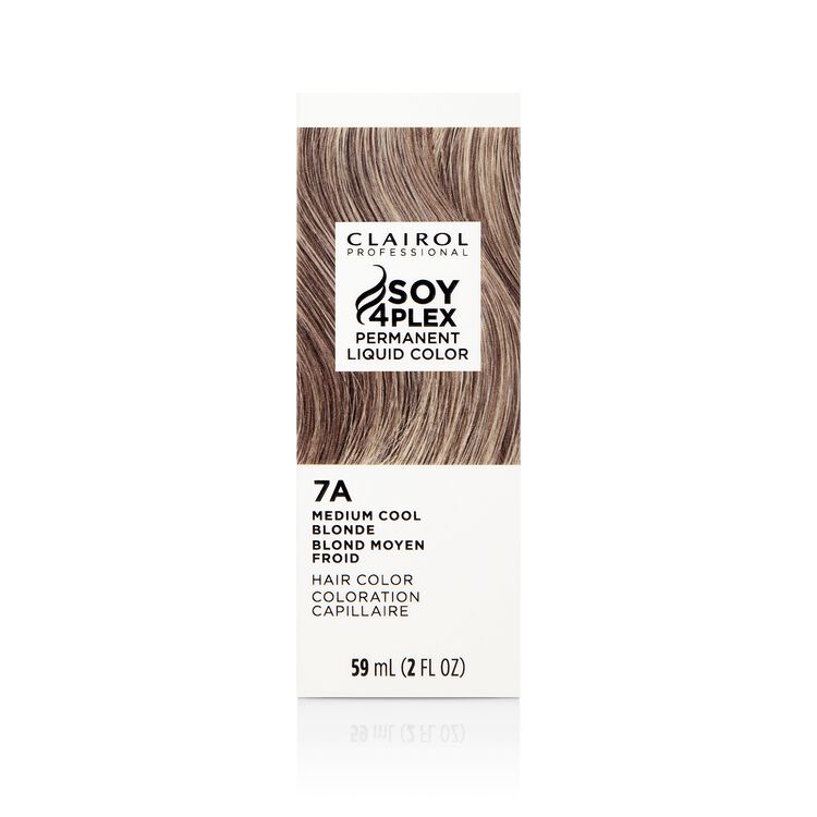 Clairol Professional 7A/42D Medium Cool Blonde LiquiColor Permanent Hair  Color by Soy4Plex, Permanent Hair Color