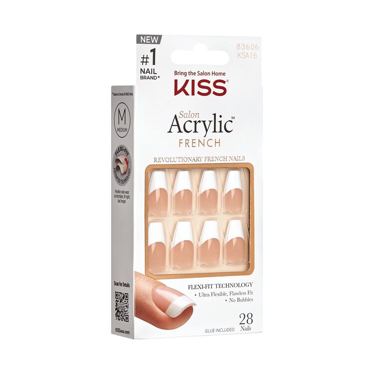 Salon Acrylic French Press-On Nails - Je Taime