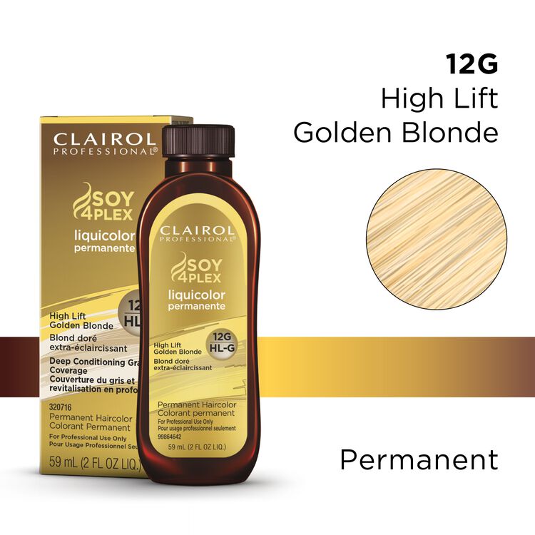 12G/HL-G High Lift Golden Blonde LiquiColor Permanent Hair Color