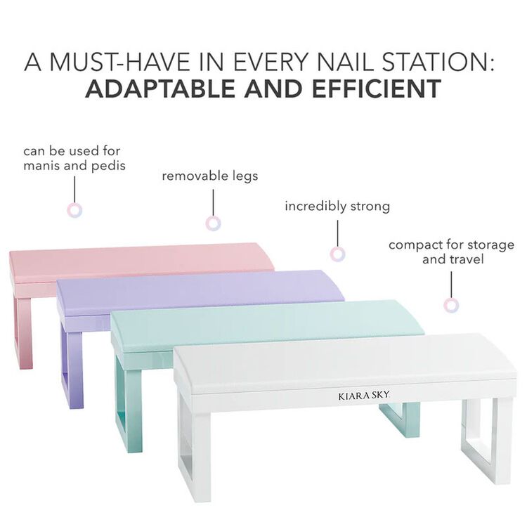 Nail Arm Rest White