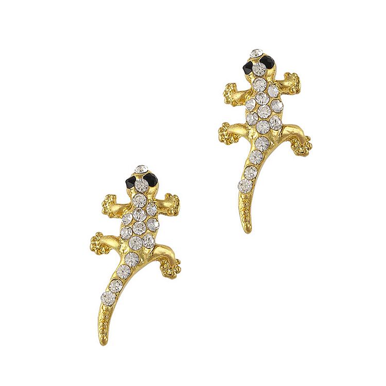 Nail Art Charms Gecko Charm Gold