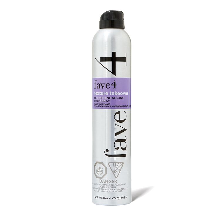Fave4 Texture Takeover Oomph Enhancing Hairspray 8 Oz Styling