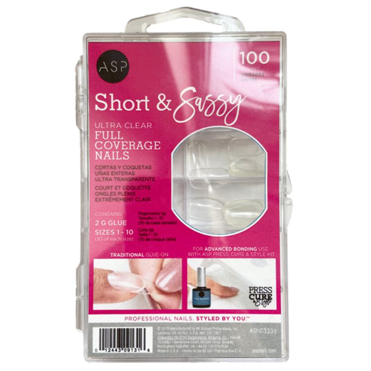 Short Sassy Full Coverage Tips