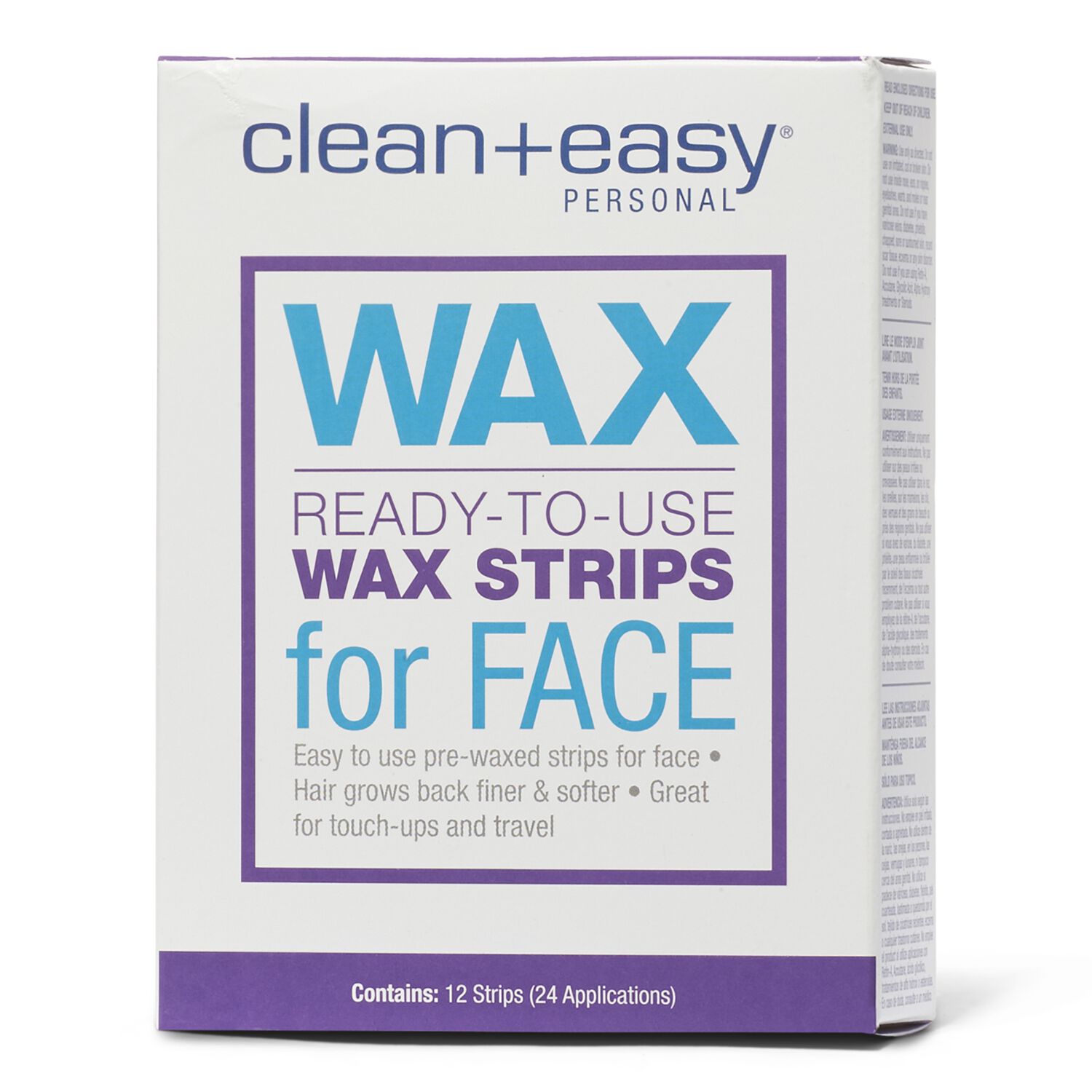 Clean+Easy Facial Wax Strips